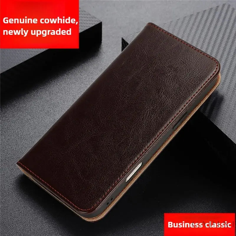 Genova Cowhide - Leather Flip Case