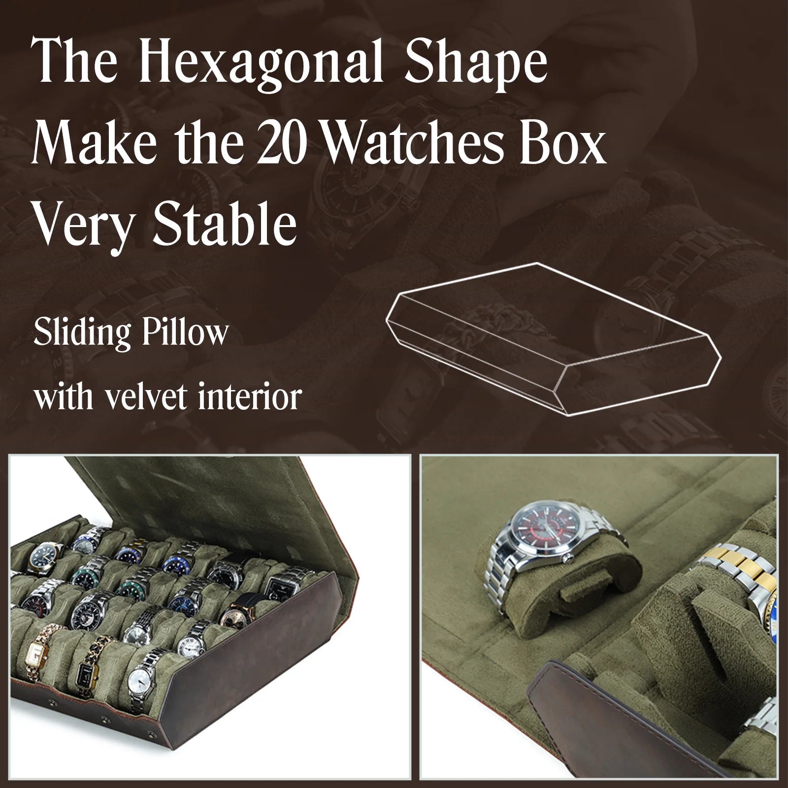 Pienza Crazy Horse - Watch Display Case
