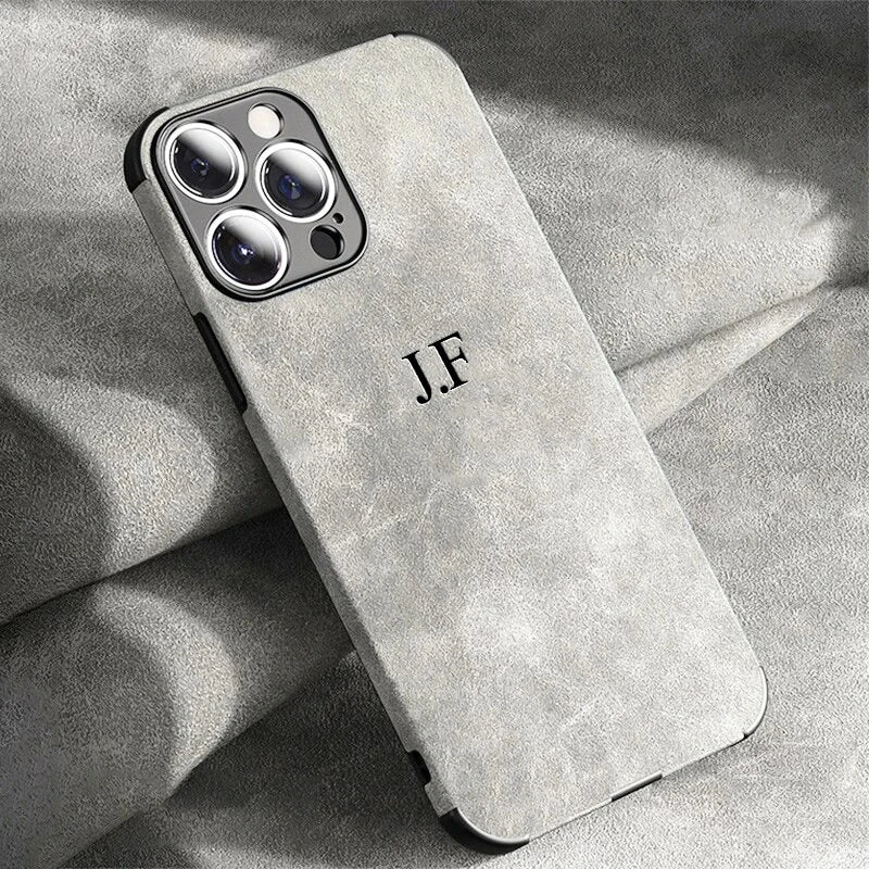 Roma Suede Touch – Signature Monogram Case