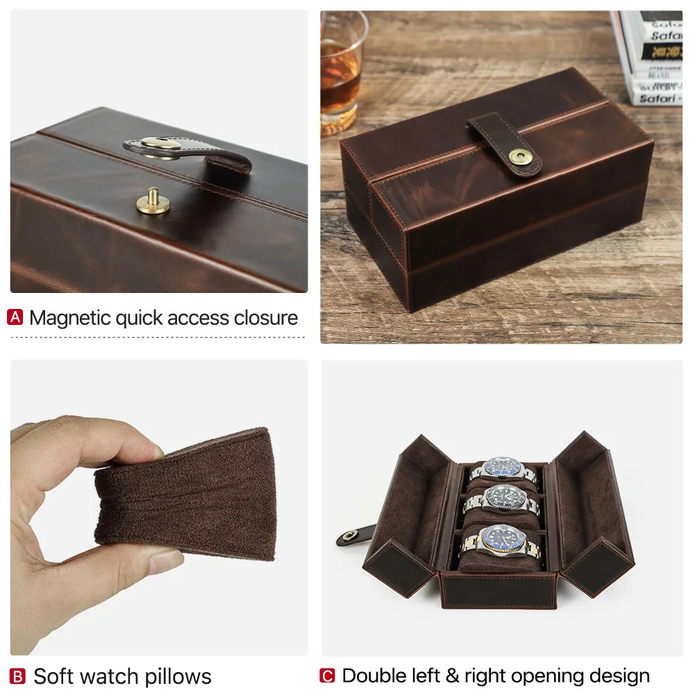 Mantova Crazy Horse - Watch Case