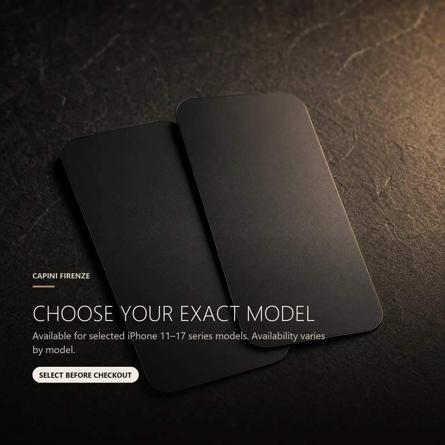 ULTRASHIELD model selection guide | Capini Firenze