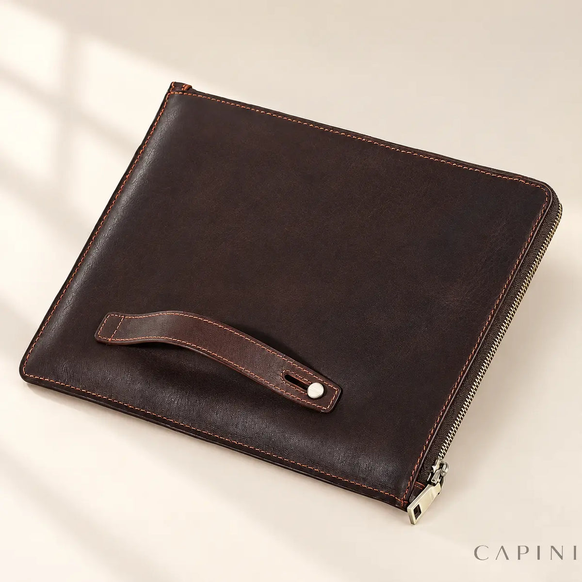 Tolentino Oil-Wax - iPad Zip Folio - hero view