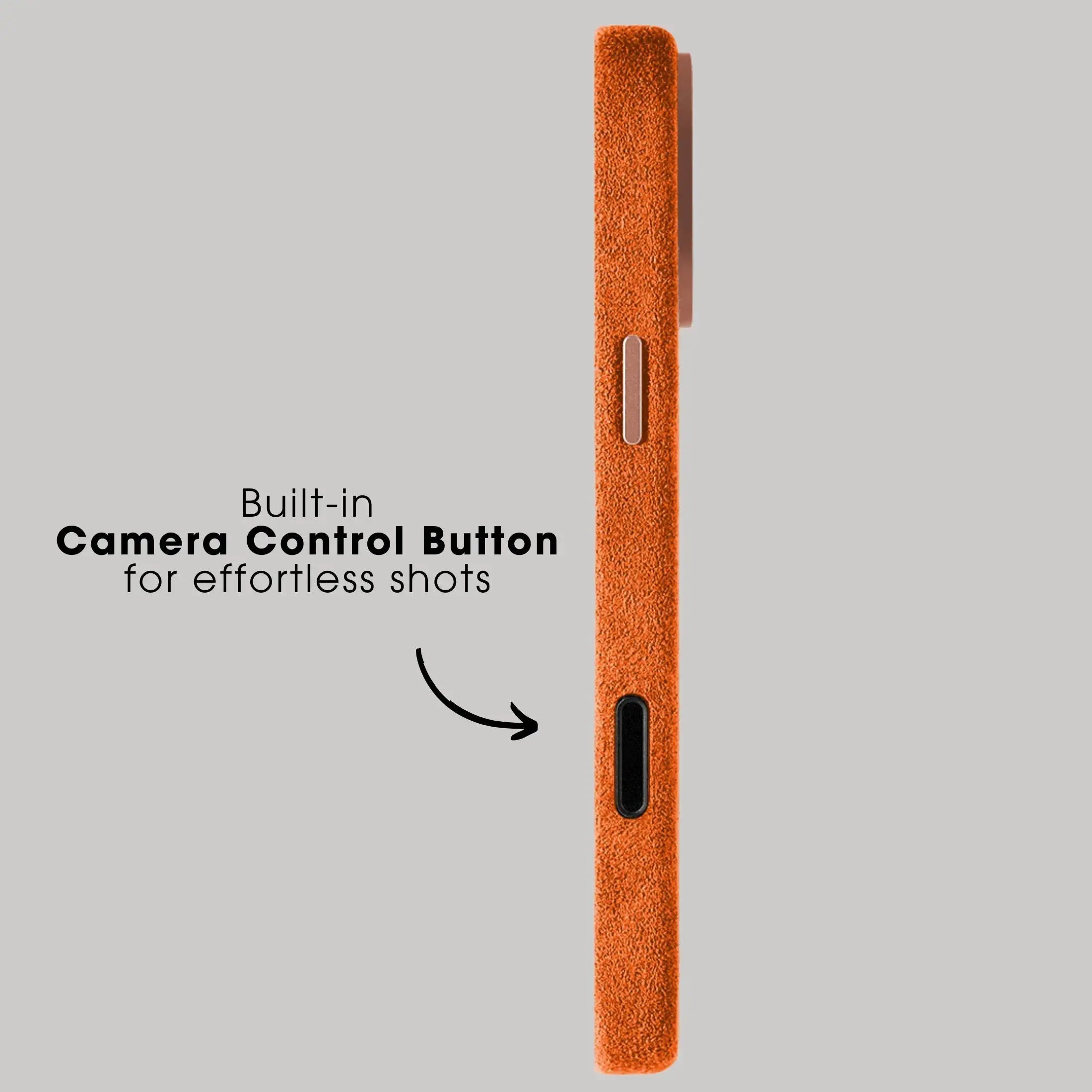 Imola GT Orange - Alcantara Case - Capini Firenze