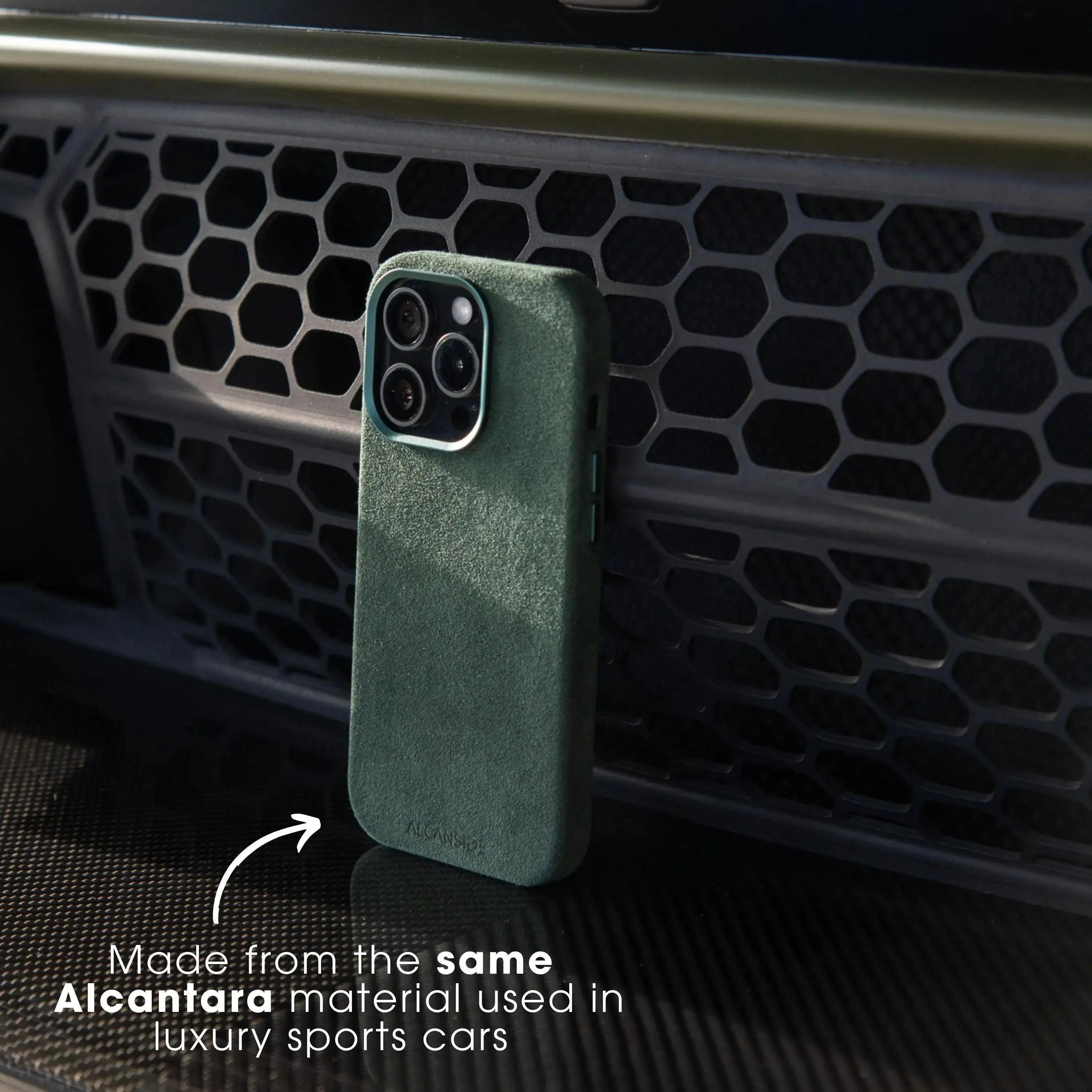 Imola GT Green - Alcantara Case - Capini Firenze