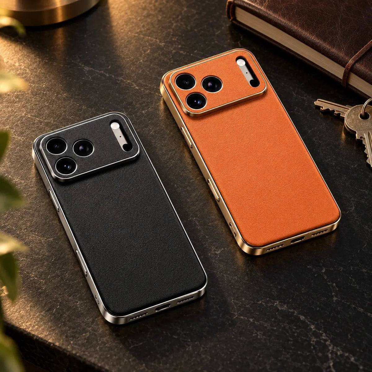 Portofino — Black and Orange — evening desk — curated v04