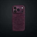 Monaco GT Purple Alcantara iPhone case on a charcoal gradient | CAPINI_GRID_EDITORIAL_20260926