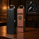 Montalcino Vegan Leather - Sommelier Wine Case