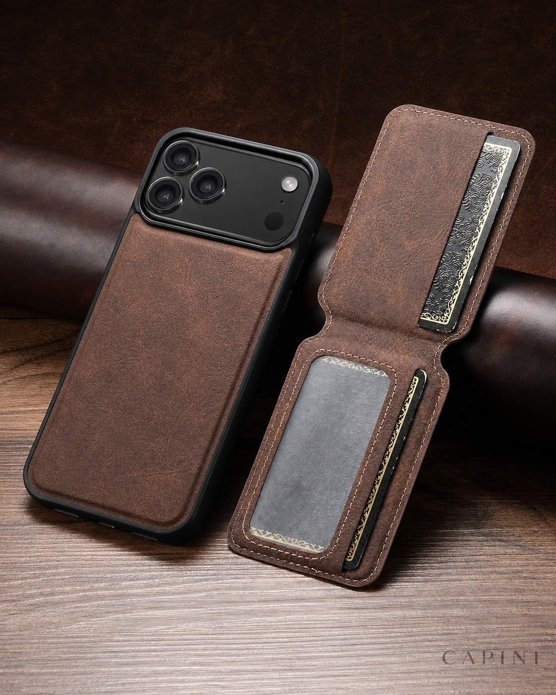Capini Firenze Wallets collection mobile banner, supplier marks removed